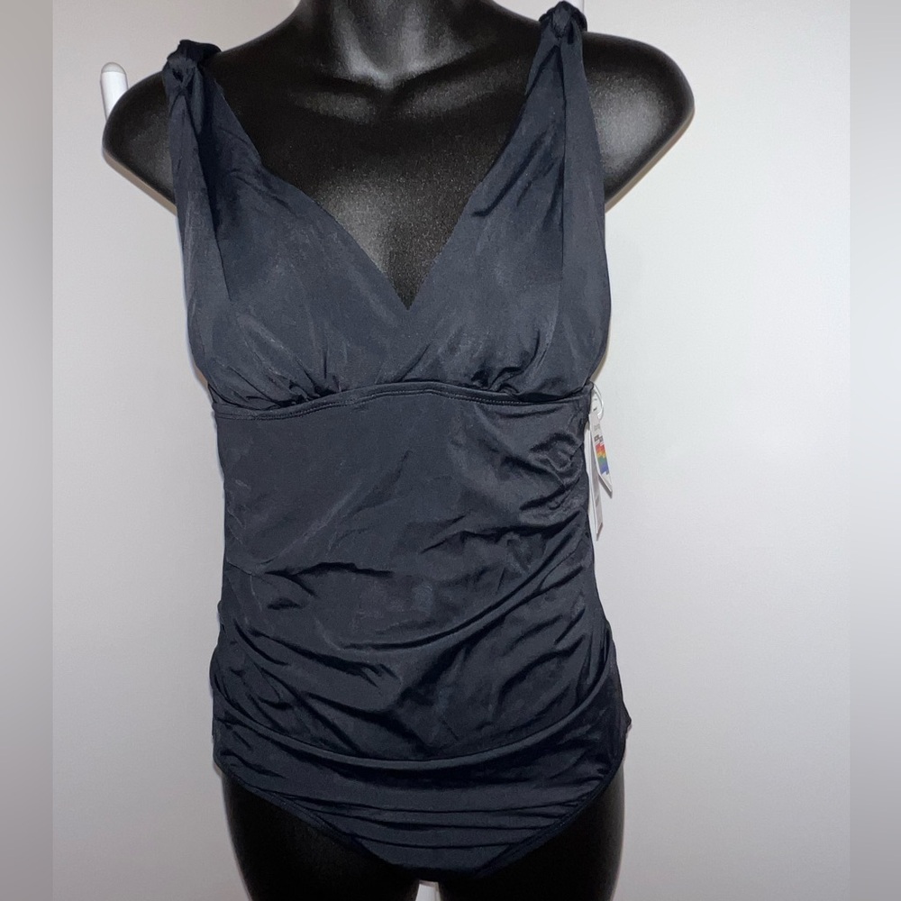 Time and Tru touched one piece swimsuit